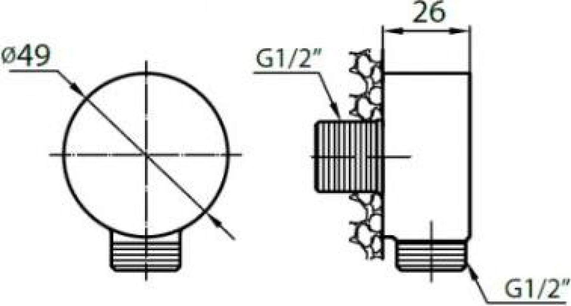 Шланговое подключение Cezares CZR-C-AI1-02