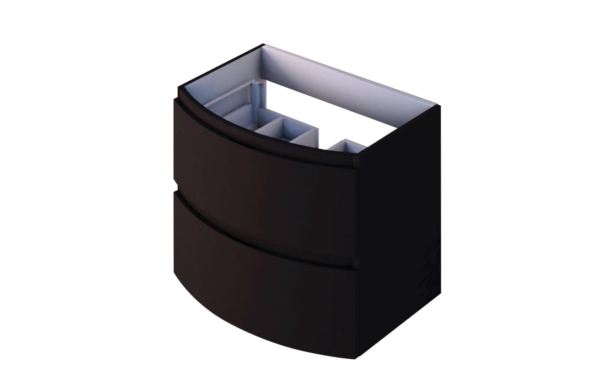 Тумба под раковину Cezares Vague 69 55282 Nero opaco