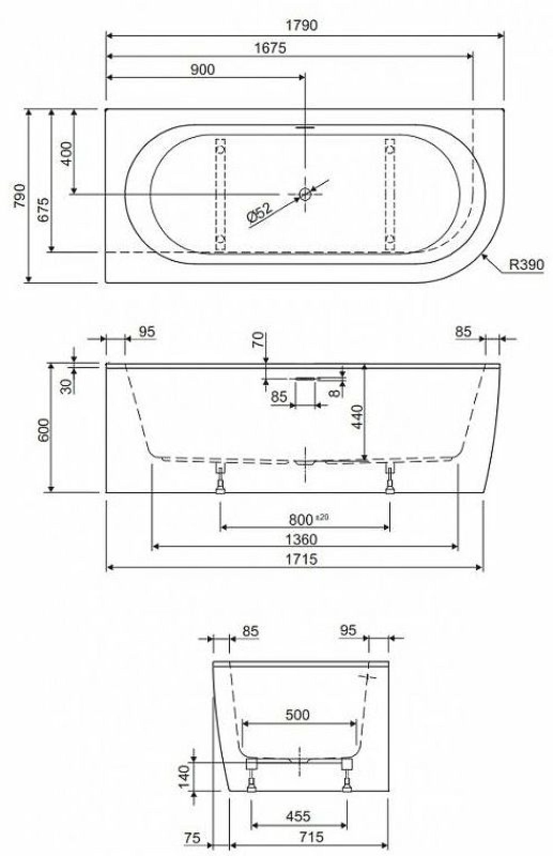 Акриловая ванна Cezares SLIM CORNER-180-80-44-L-W37 180x80 см левая, белый