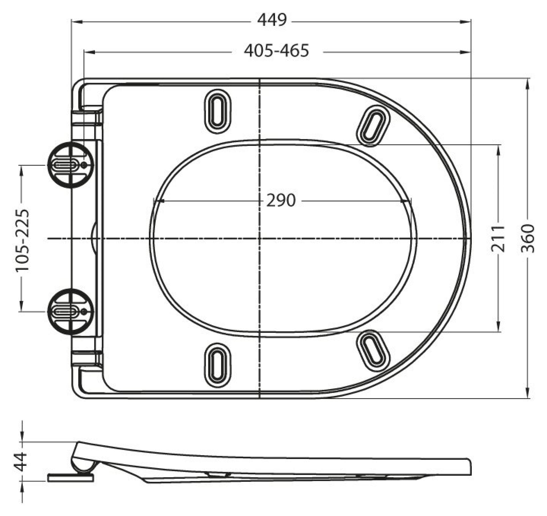 Крышка-сиденье BelBagno Sfera-r BB2031SC с микролифтом