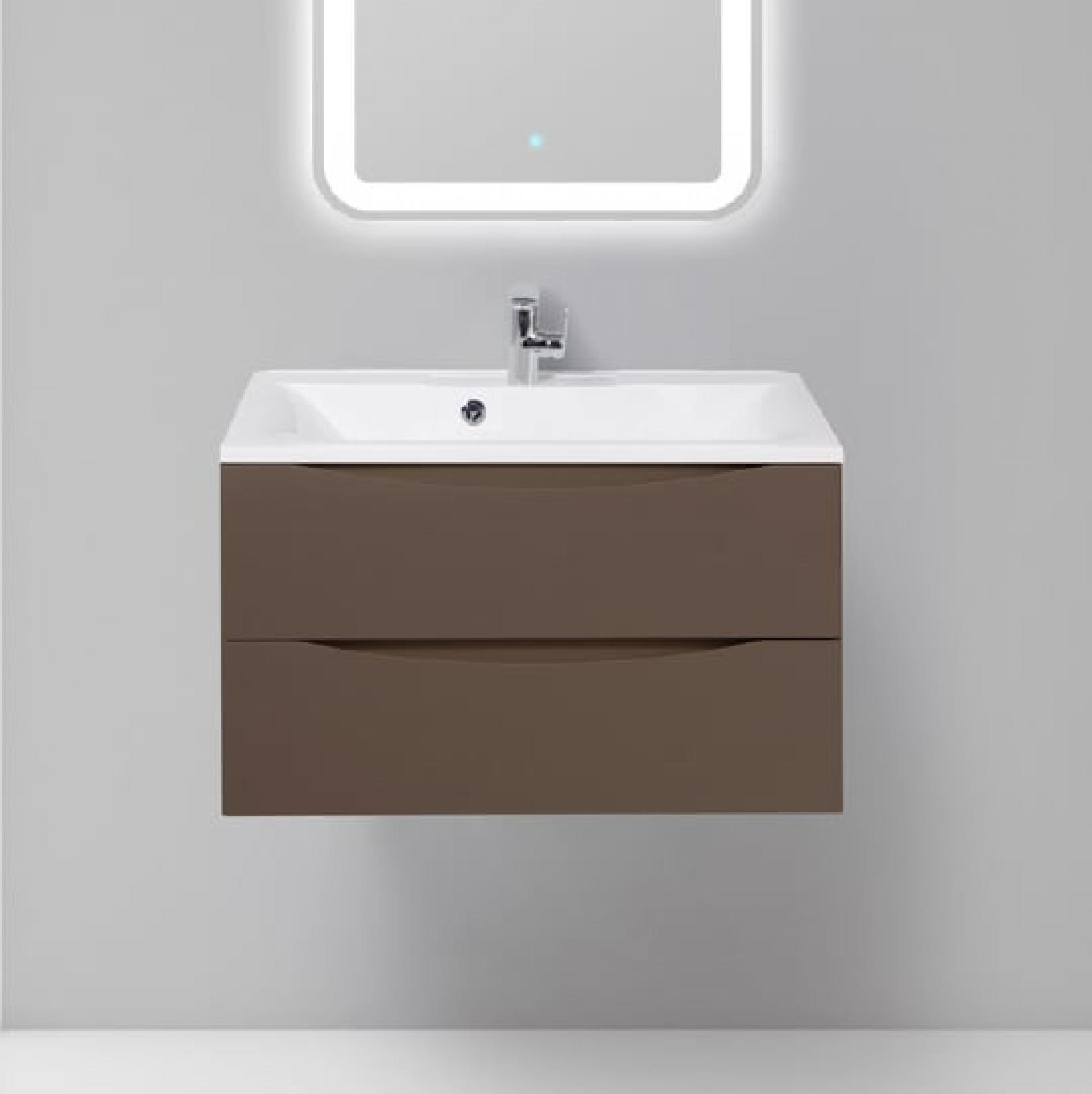 Тумба для комплекта BelBagno MARINO-800-2C-SO-CTO-P cioccolato opaco