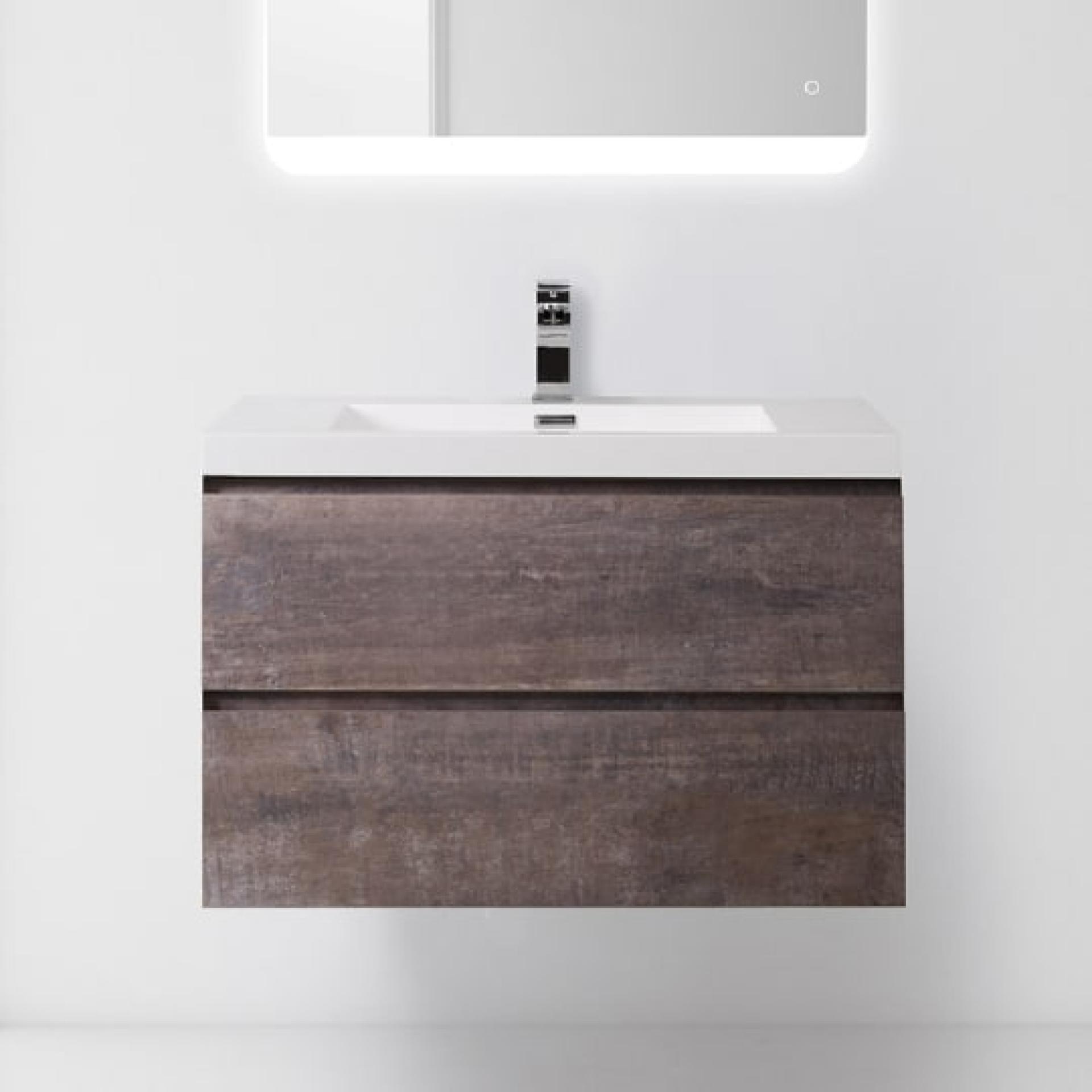 Тумба для комплекта BelBagno LUCE-800-2C-SO-PT stone