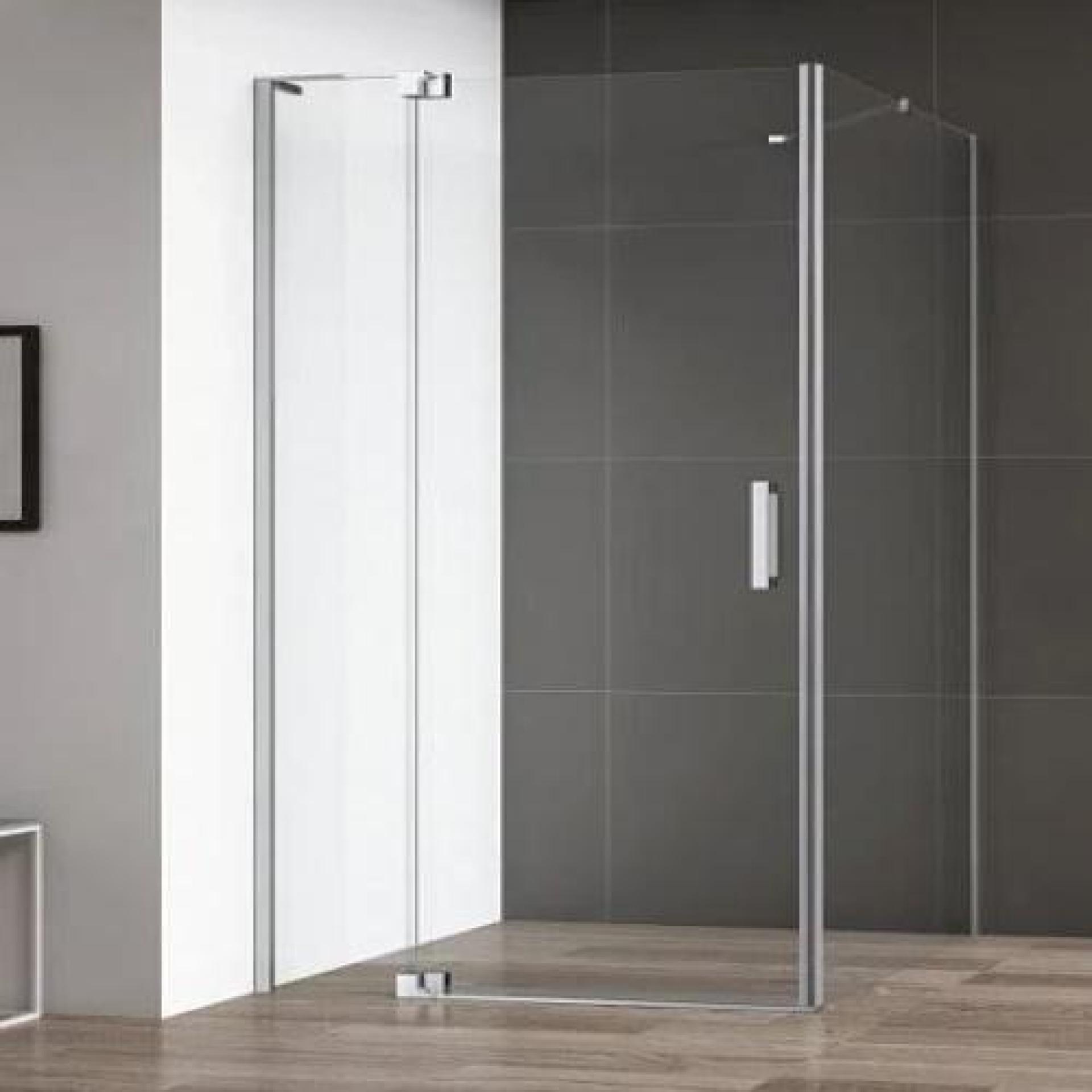 Дверное полотно Cezares Bellagio 120 BELLAGIO-120-GL-FIX/DOR-C стекло прозрачное