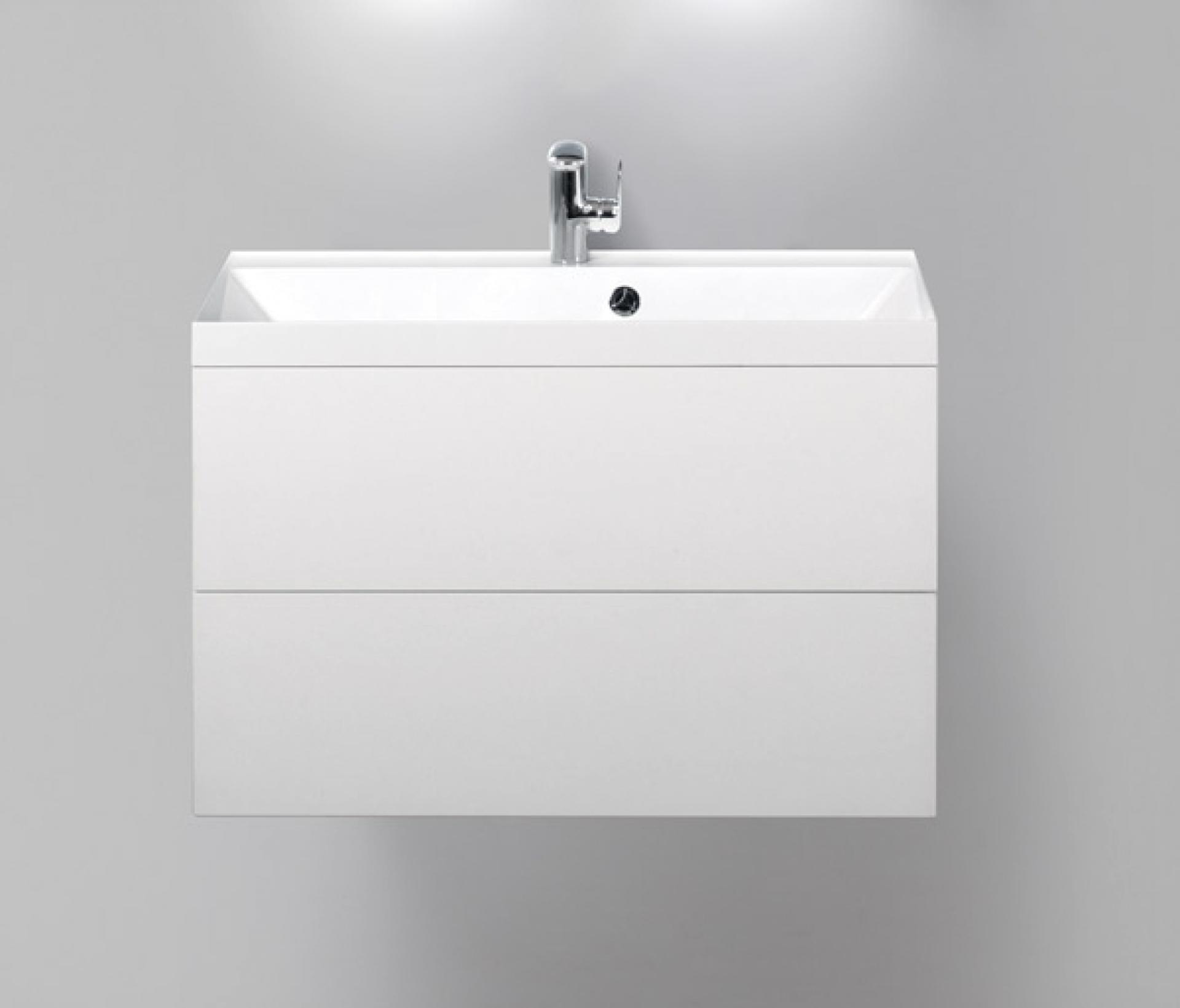 Тумба для комплекта BelBagno REGINA-800-2C-SO-BO-P-BLUM bianco opaco