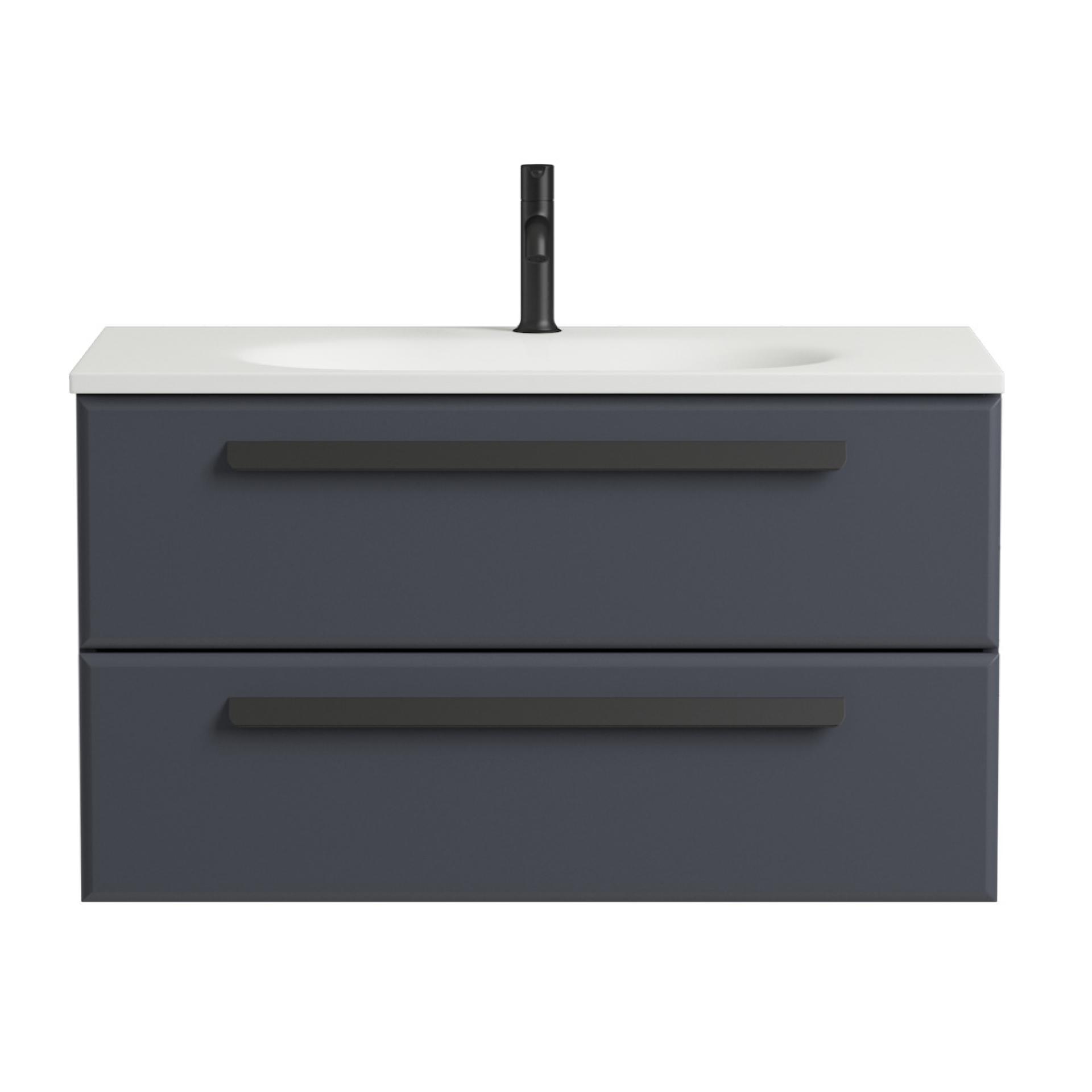 Тумба под раковину Cezares Eco 75 ECO-750-2C-SO-GR-P Grafito