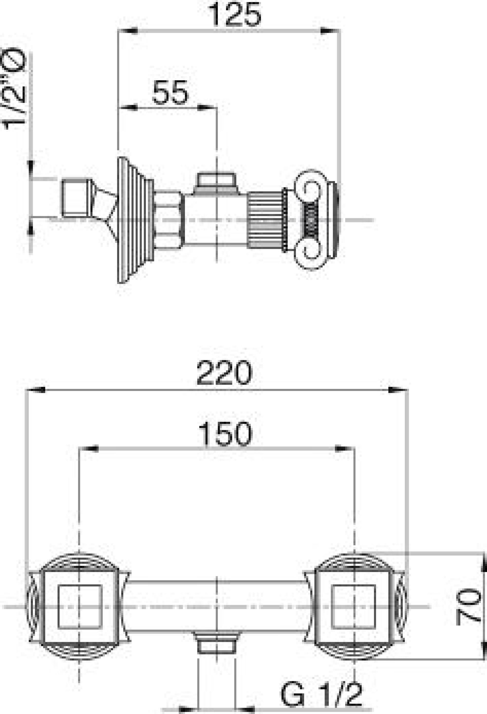 Смеситель Cezares Olimp DS 02 O для душа