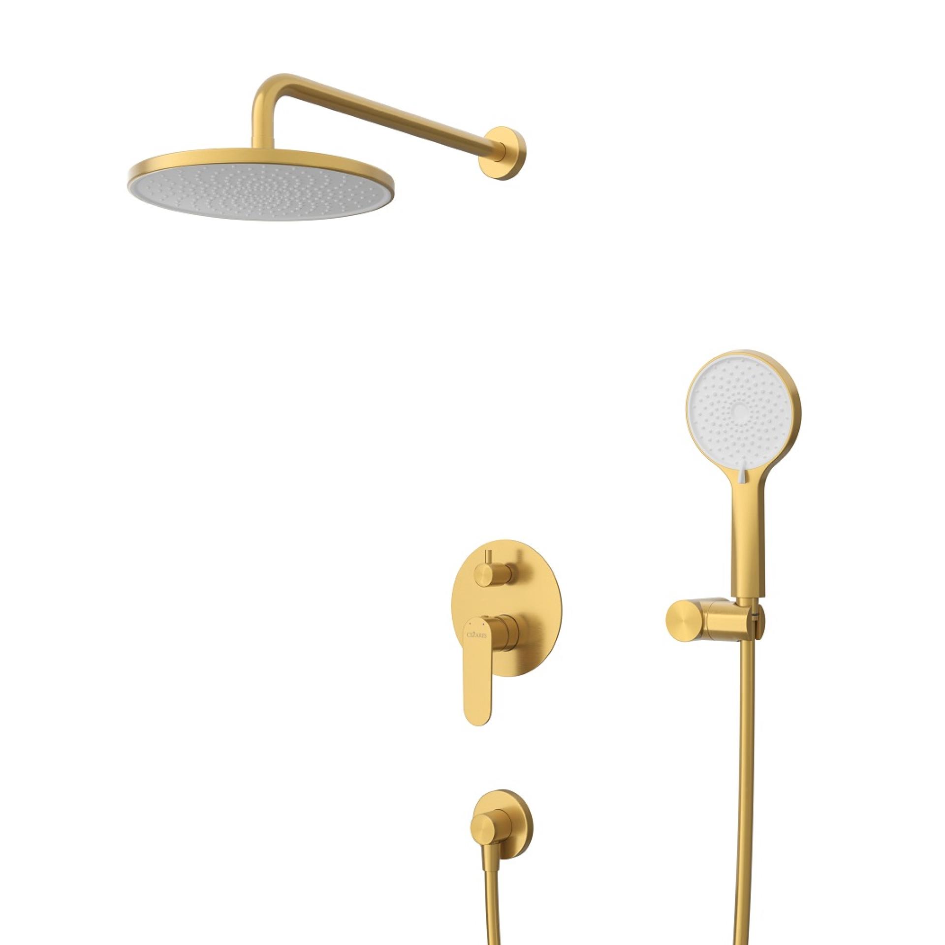 Душевая система Cezares Stylus STYLUS-DSET-BORO брашированное золото