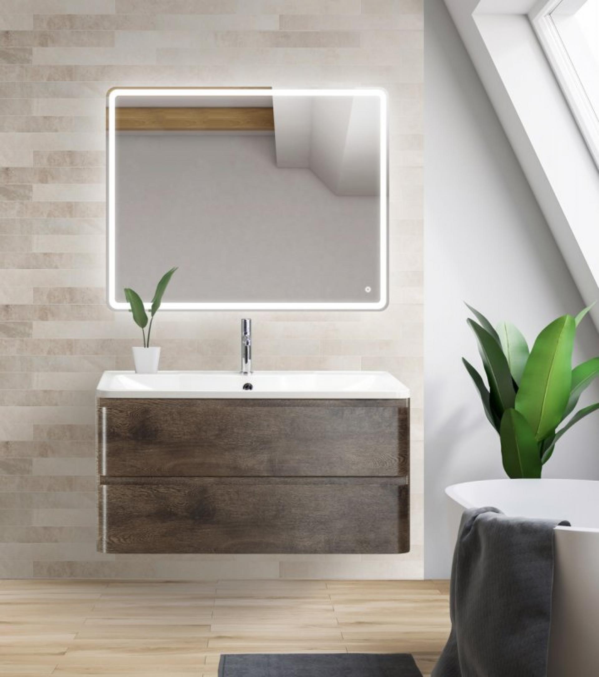 Тумба для комплекта BelBagno ALBANO-800-2C-SO-RNG robere nature grigio