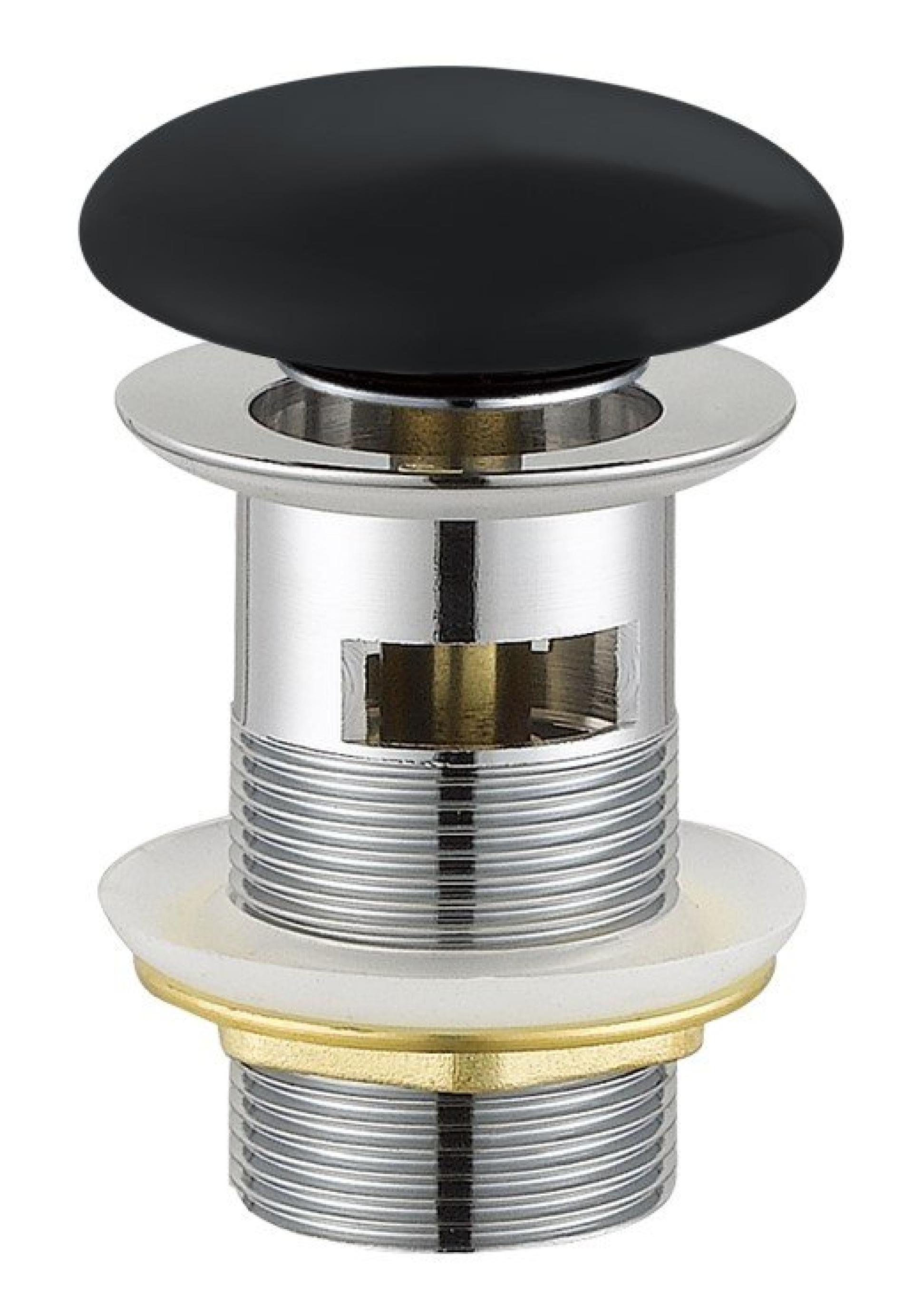 Донный клапан Cezares Czr CZR-SAT7-NERO черный матовый