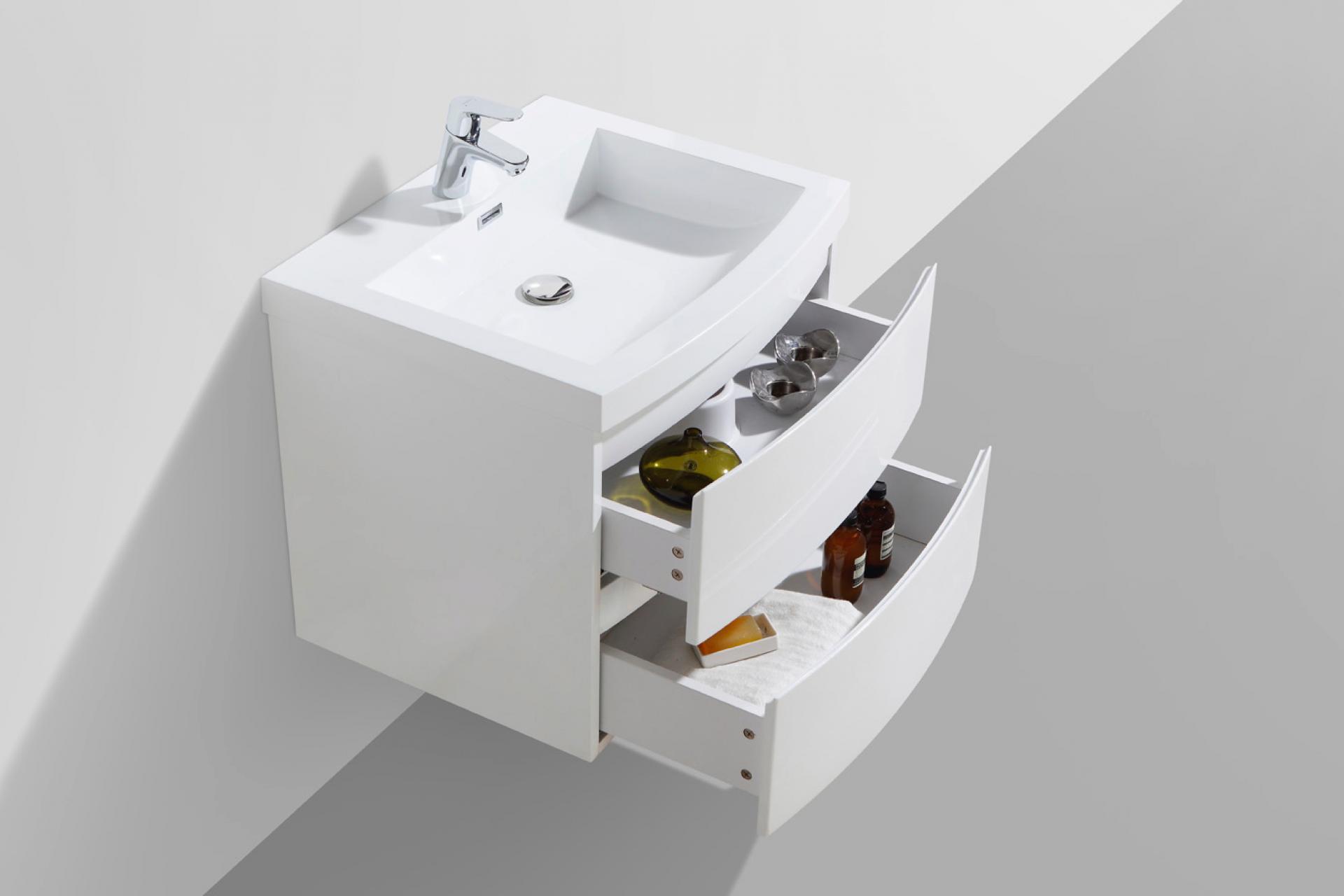 Тумба с раковиной BelBagno Prospero 62 bianco lucido