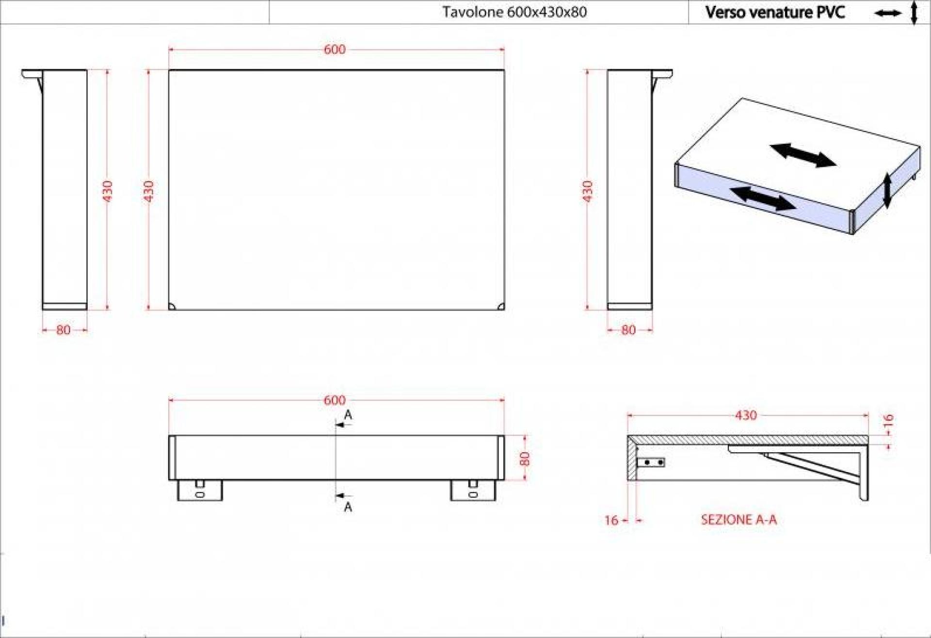 Консоль для комплекта Cezares Tavolone 41784 bianco opaco