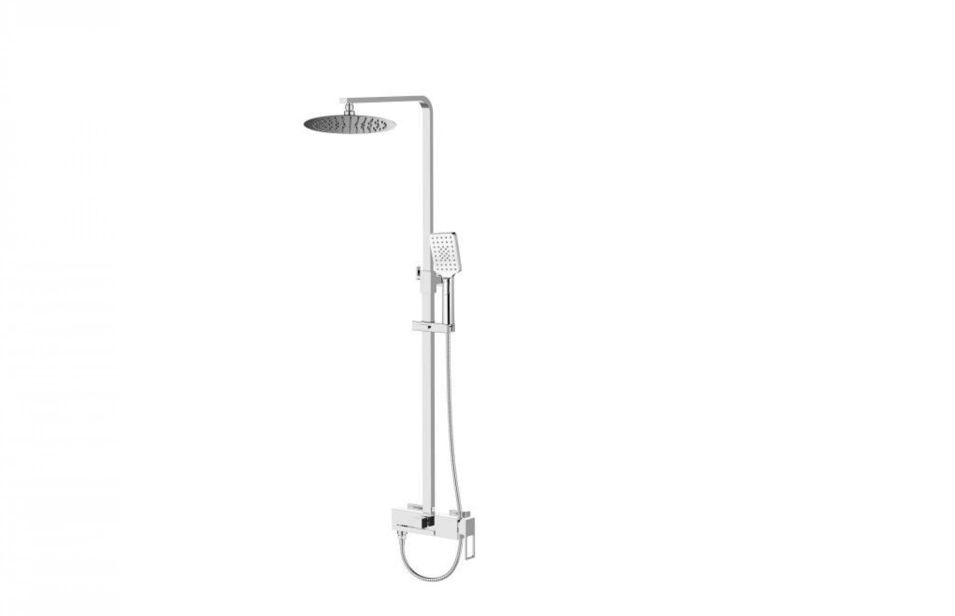 Душевая стойка BelBagno Luce LUC-DOCM-CRM, хром