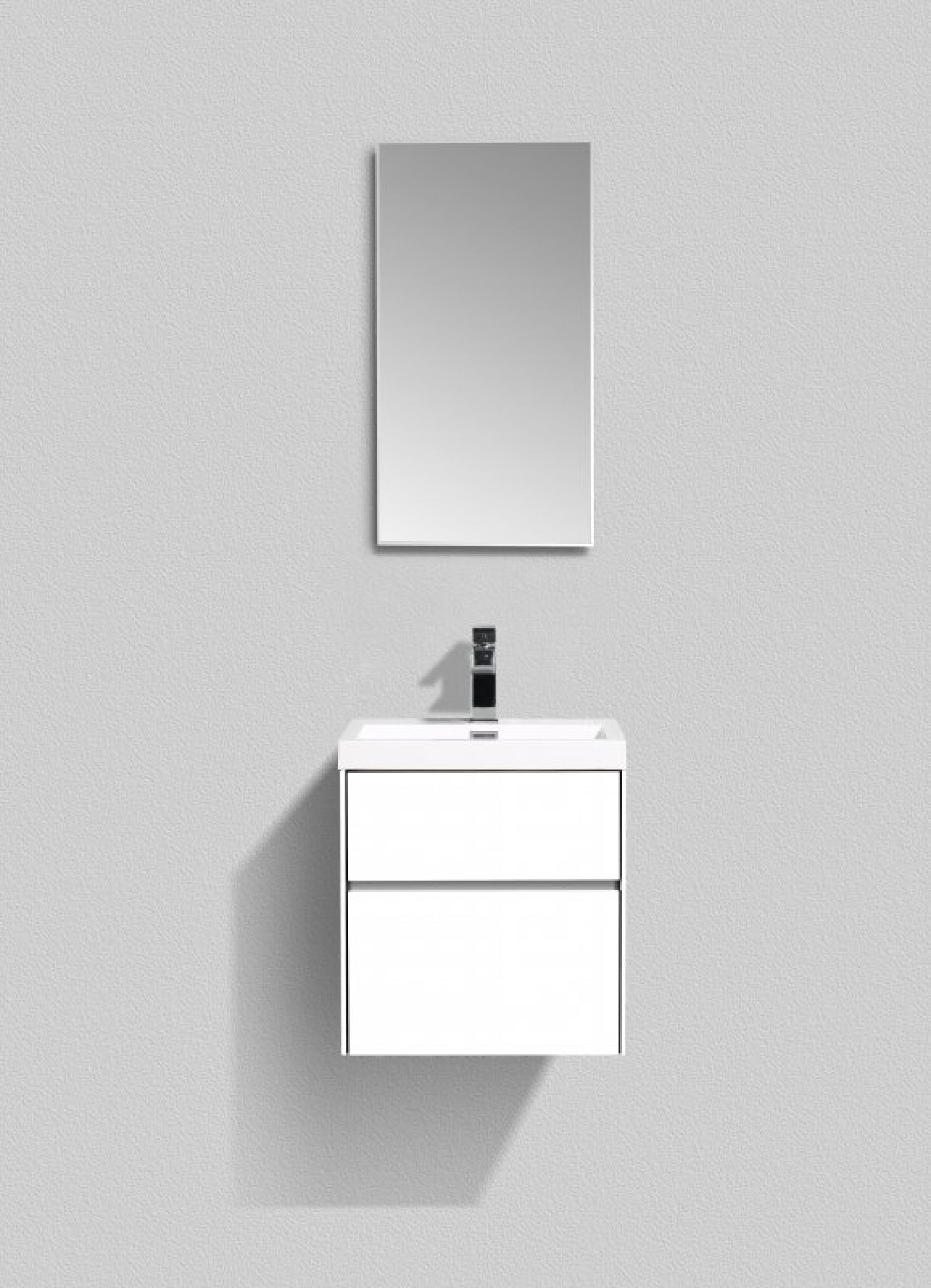 Тумба для комплекта BelBagno PIETRA MINI-500AS-2C-SO-BL bianco lucido