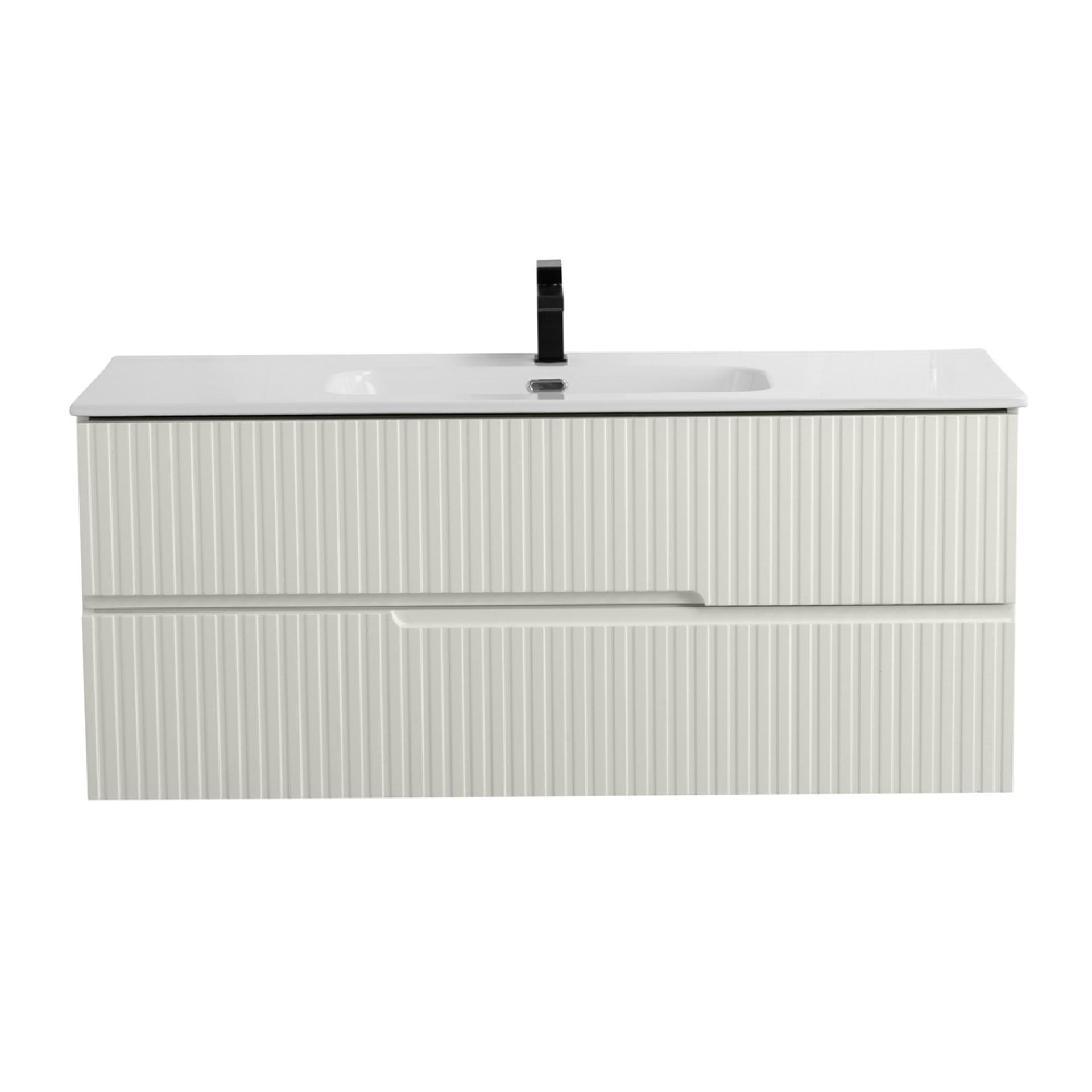 Тумба под раковину Cezares Duet-n 120 DUET-N-1200-2C-SO-AS-P альпака брашированная