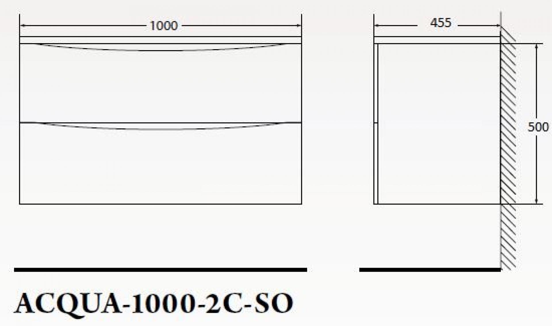 Тумба для комплекта BelBagno ACQUA-1000-2C-SO-PS pino scania