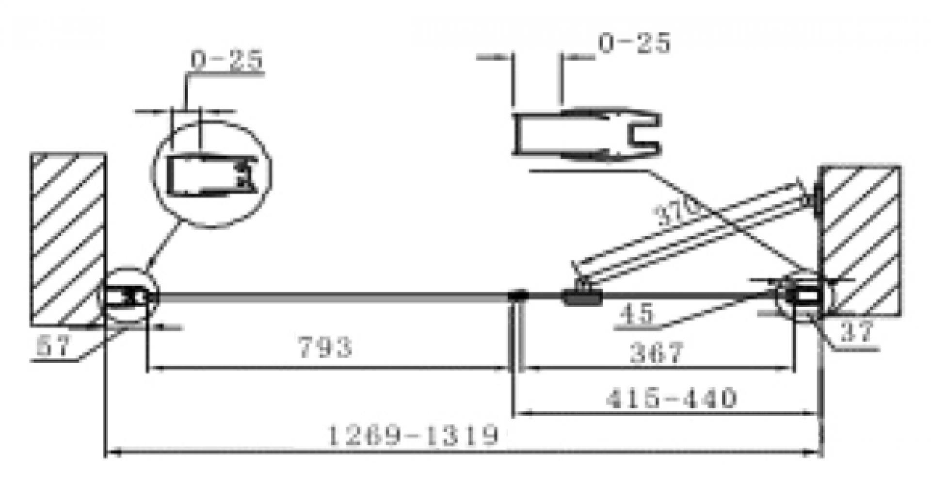 Душевая дверь в нишу Cezares Triumph B11 40/90 C Cr L