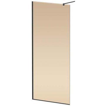 Перегородка душевая Cezares Liberta 110 LIBERTA-110-BR стекло тонированное