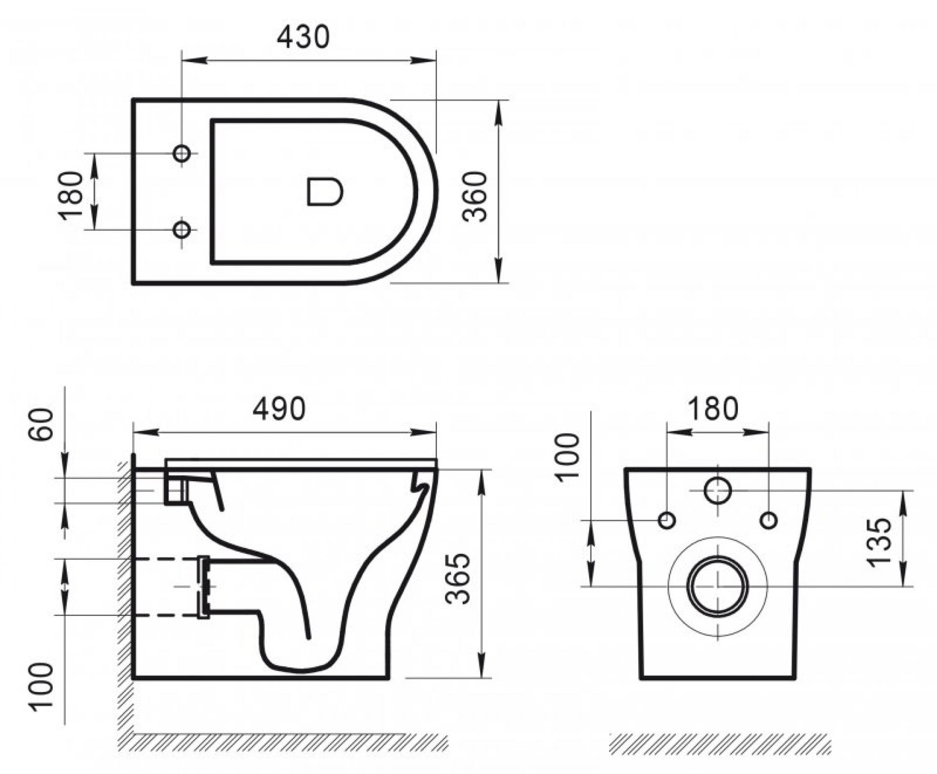 Унитаз подвесной BelBagno Lucie BB063CHR