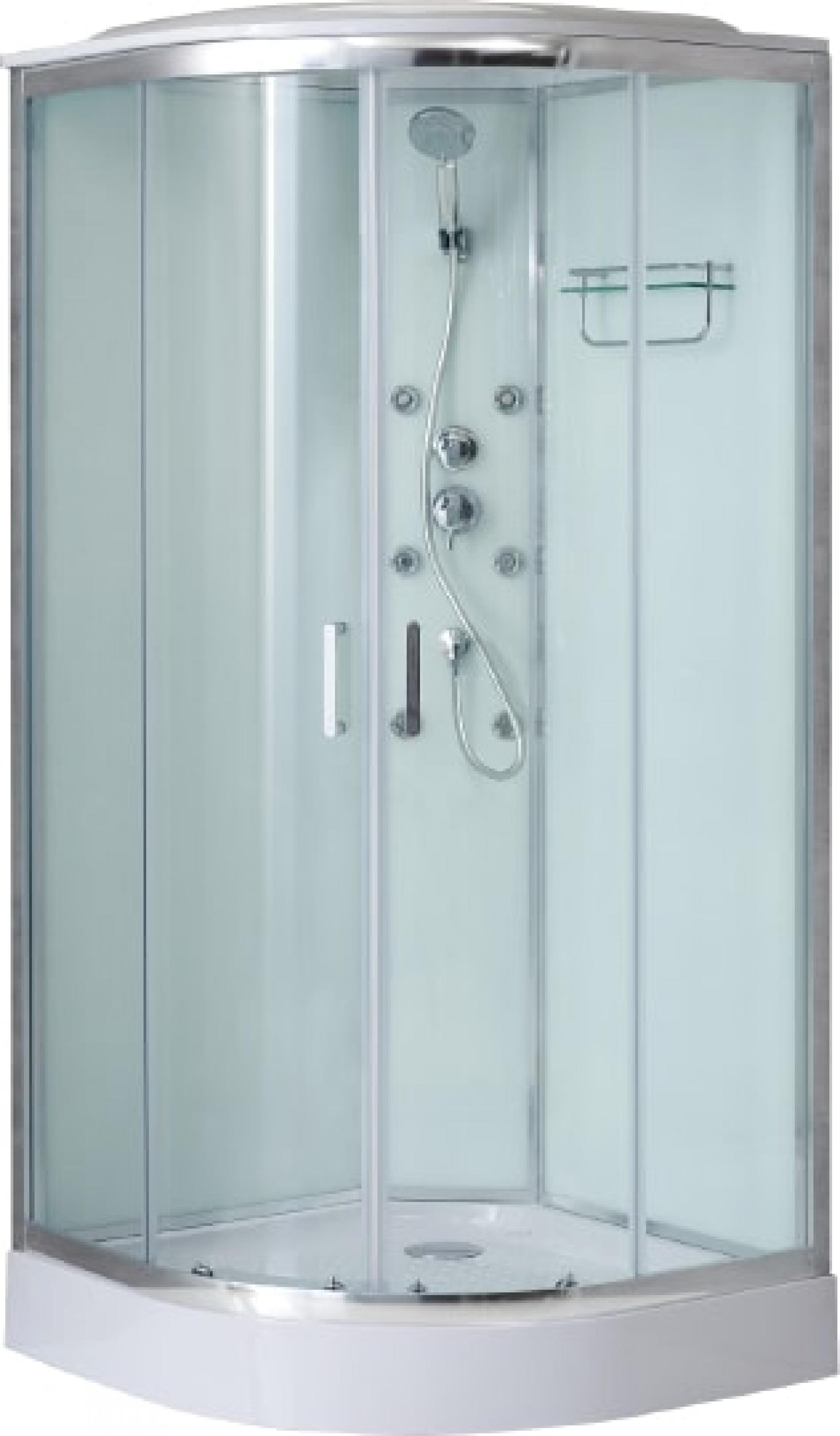 Душевая кабина BelBagno UNO-CAB-R-2-80-C-Cr-TOP