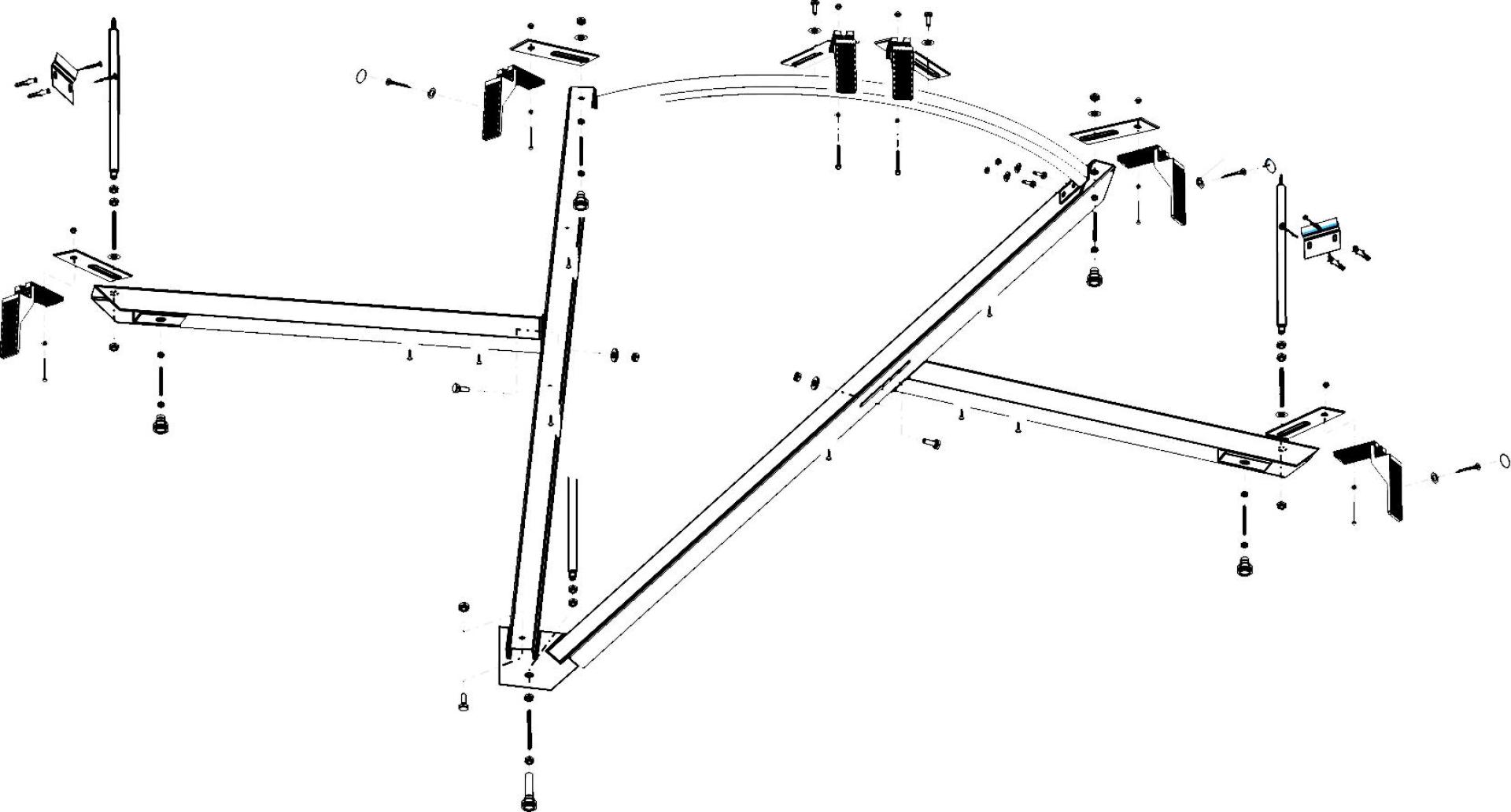 Каркас для ванны Cezares Fi Corner