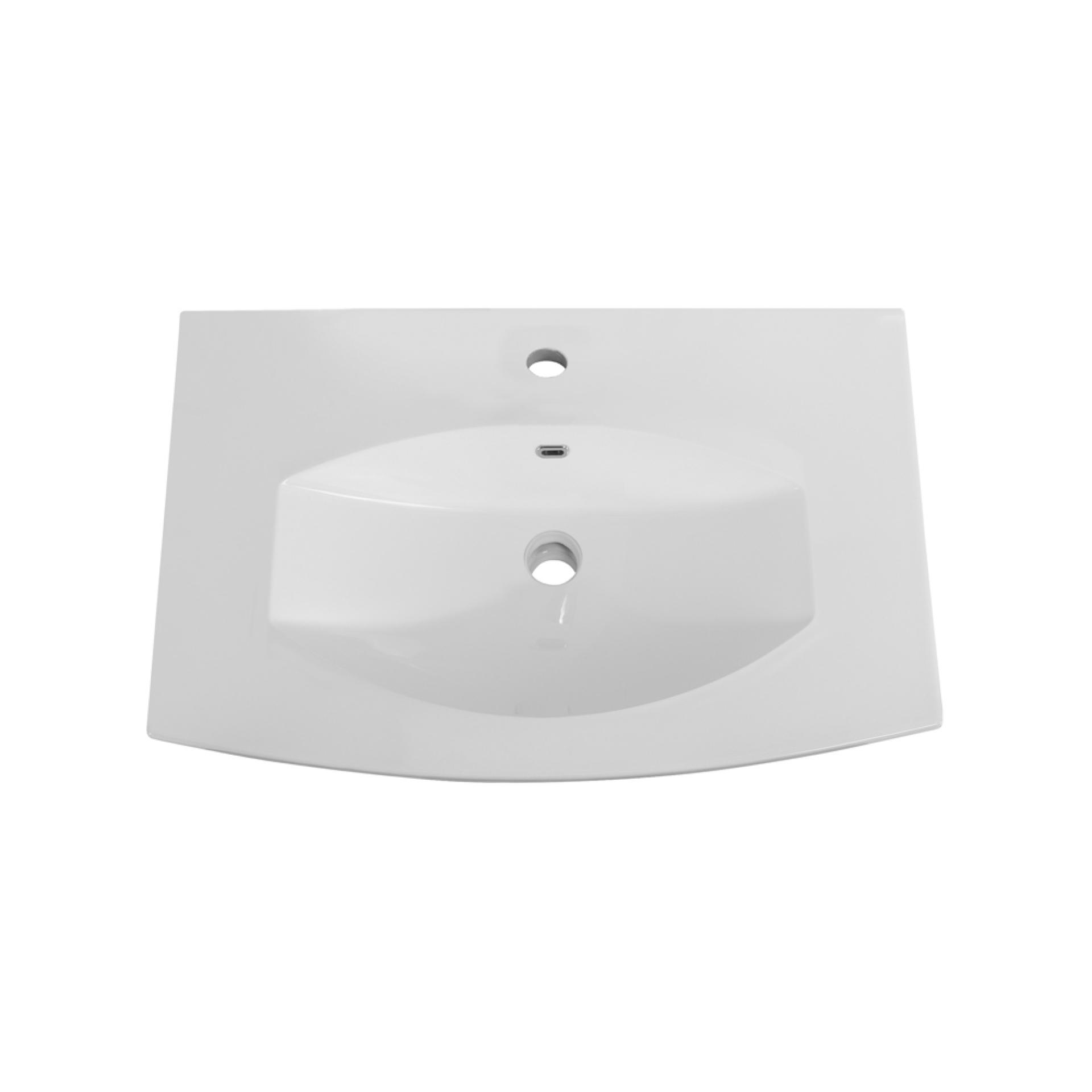 Накладная раковина Cezares 75.2 50193 белый матовый