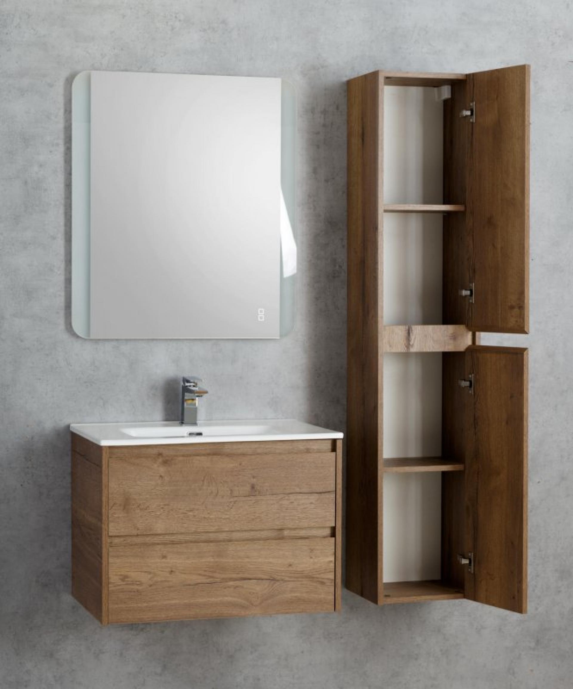 Шкаф-пенал BelBagno KRAFT-1600-2A-SC-RNN-L rovere nebrasca nature