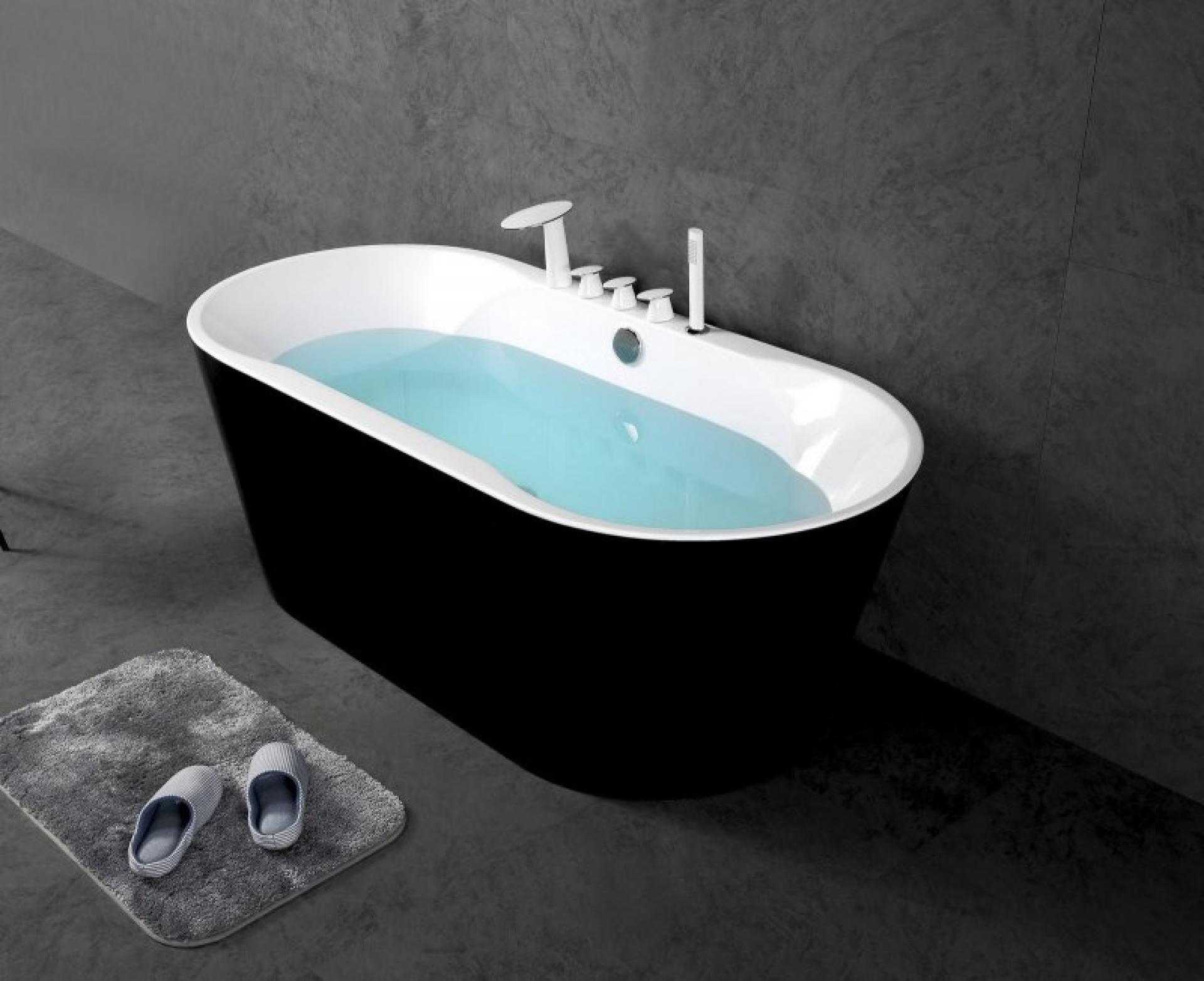 Акриловая ванна 170х80 BelBagno BB200-1700-800-NERO