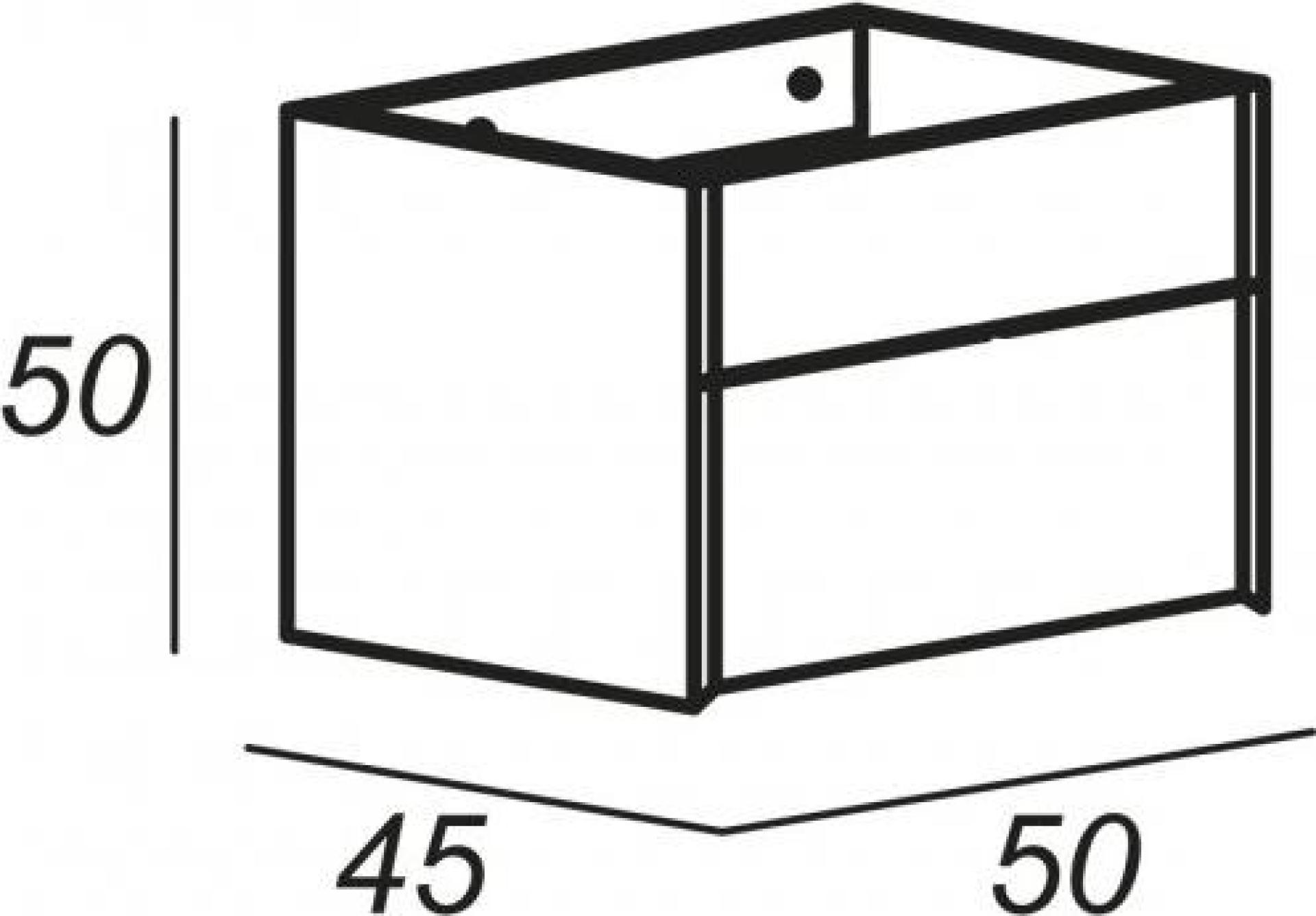 Тумба для комплекта Cezares Space 55024 frassino scuro