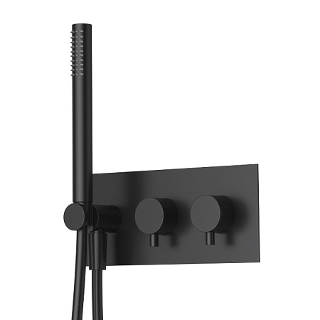 Душевая система Cezares Leaf LEAF-DSIS-T-50-NOP черный матовый