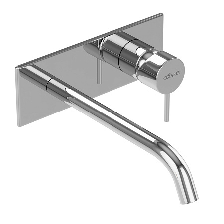 Смеситель для раковины Cezares Leaf LEAF-BLI1-L-01-W0 хром