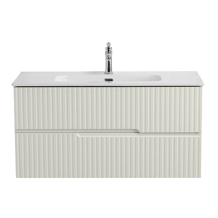 Тумба под раковину Cezares Duet-n 100 DUET-N-1000-2C-SO-AS-P альпака брашированная