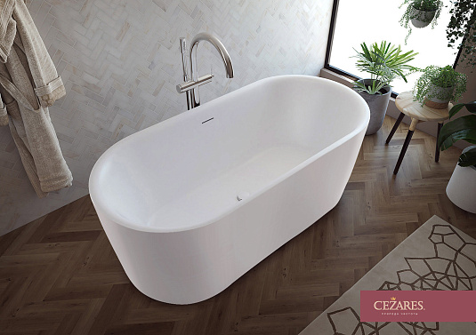 Акриловая ванна Cezares Metauro 180х80 METAURO-INT-Central-180-80-60 белый