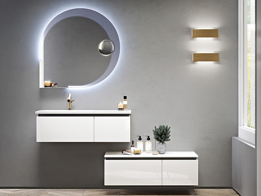 Полка для зеркала Cezares 45013 хром