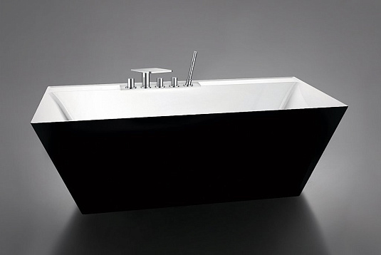 Акриловая ванна 181х81 BelBagno BB19-NERO/BIA