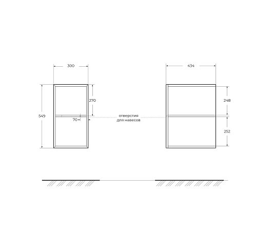 Шкаф Cezares Elettra 30 55530 Grafite