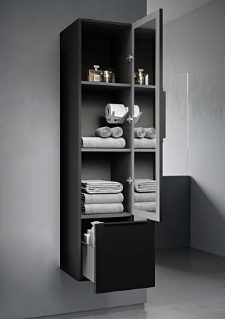 Шкаф-пенал Cezares Premium 35 55502 Nero opaco