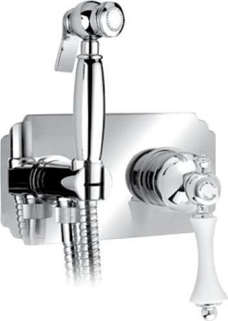 Смеситель с гигиеническим душем Cezares MARGOT-DIF-01-Bi, хром