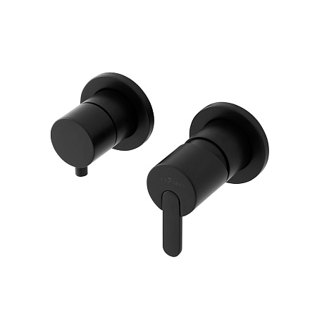 Смеситель для душа Cezares Leaf LEAF-VDIM3-NOP черный матовый