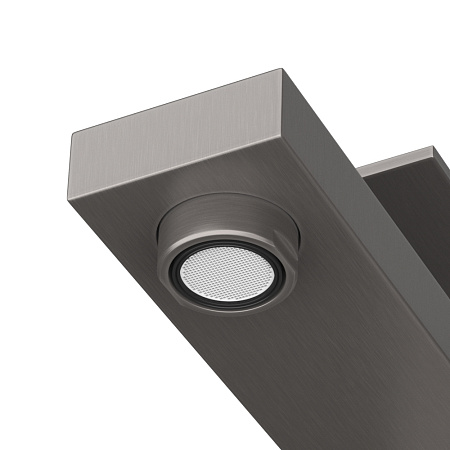 Смеситель для раковины Cezares Slider SLIDER-LS-GM с донный клапаном, оружейная сталь