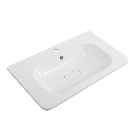 Накладная раковина Cezares Relax 80 CZR-800/480-LV-MR-NV белый матовый