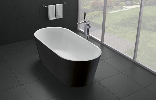 Акриловая ванна 180х80 см BelBagno BB71-1800-NERO