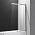 Шторка на ванну Cezares SLIDER-VF-11-100/150-C-Cr стекло прозрачное