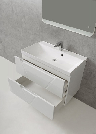 Тумба для комплекта BelBagno VITTORIA-1000-2C-SO-BL bianco lucido