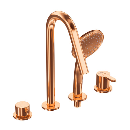 Смеситель на борт ванны Cezares Leaf LEAF-BVDM4-SS sunset