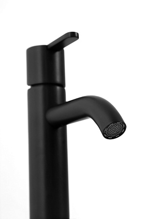 Смеситель для раковины Cezares Leaf LEAF-LSM2-NOP черный матовый