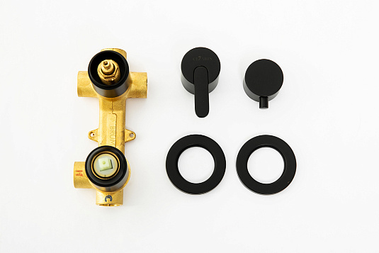 Смеситель для душа Cezares Leaf LEAF-VDIM3-NOP черный матовый