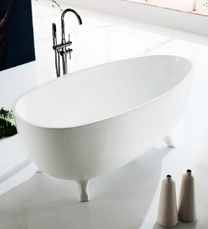 Акриловая ванна 170х85 см BelBagno BB42-1700-PERL