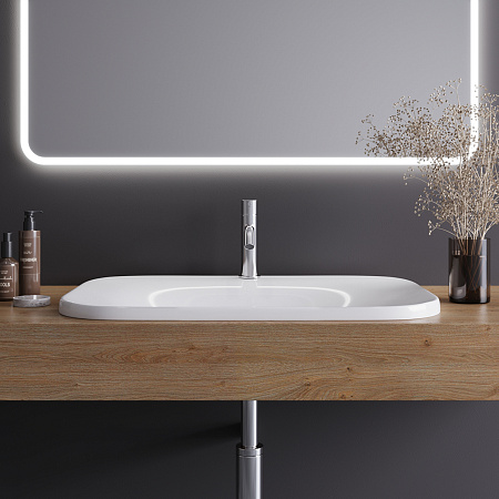 Полустраиваемая раковина Cezares 65х45 CZR-DRO-65-LVB белый