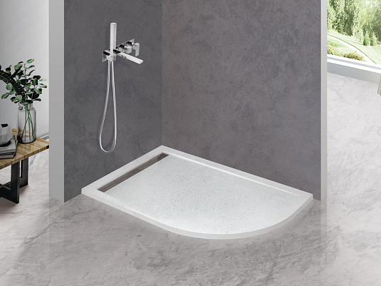 Душевой поддон Cezares 100х80 TRAY-AS-RH-100/80-30-W-L белый