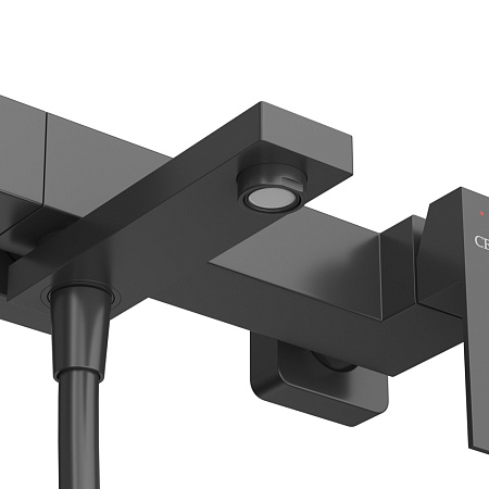 Смеситель для ванны с душем Cezares Slider SLIDER-VD-NOP черный матовый